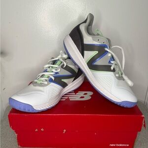 New Balance White and Purple Tennis Shoes